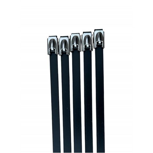 Ball-lock opaska zaciskowa stalowa 150x4,5mm G316 powlekana