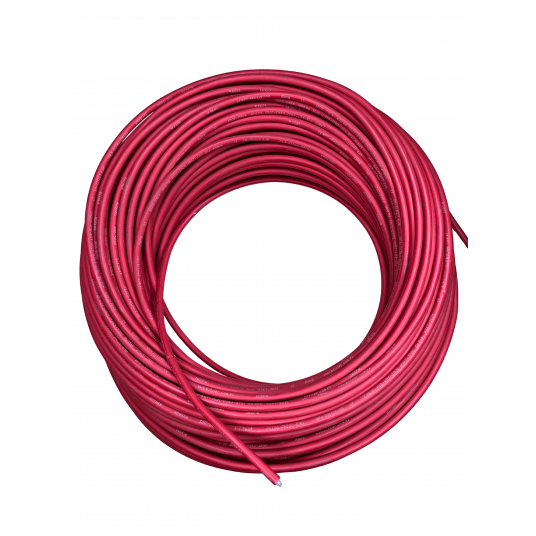Kabel, przewód ognioodporny 3 x 1,5 mm² czerwony