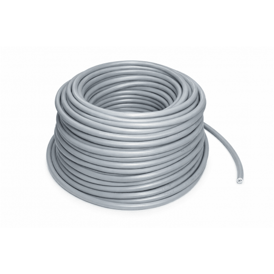 Kabel, przewód YMvK 3 x 2,5 mm² szary do jednofazowych instalacji elektrycznych -zdjęcie numer 1
