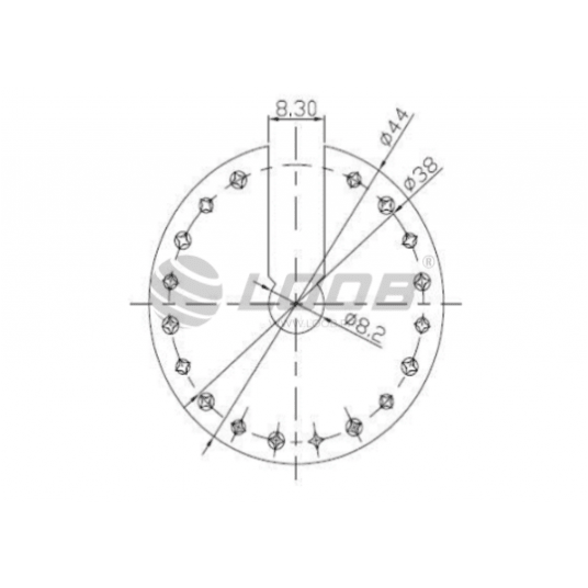 Podkładka uziemiająca do paneli fotowoltaicznych okrągła -zdjęcie numer 2