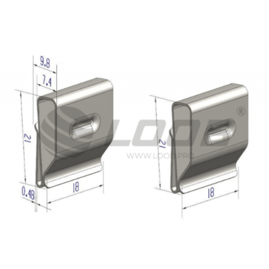 Uchwyt, klips, spinka do kabla solarnego V.2 PV 4-6mm2 stal nierdzewna 1 sztuka -zdjęcie numer 7