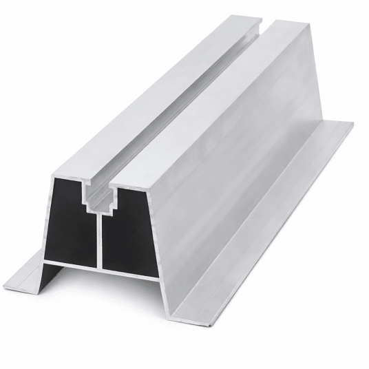 Uchwyt, mostek trapezowy wysoki 70 mm, dł. 550 mm z EPDM -zdjęcie numer 3