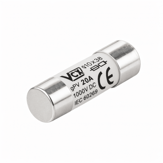 Wkładka topikowa 10x38 gPV 20A DC Silver do podstawy bezpiecznikowej -zdjęcie numer 1