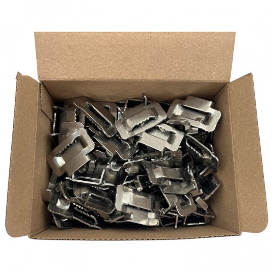 Zapinka Ear-Lock 19x1,5mm gat. 304 Karton (100 szt.)