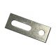 Adapter do śruby dwugwintowej ze stali nierdzewnej gr. 5 mm !!! 79x30x5