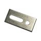 Adapter do śruby dwugwintowej ze stali nierdzewnej gr. 5 mm !!! 82x40x5