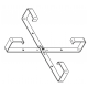 Stelaż aluminiowy 4x30mm 450mm -zdjęcie numer 2