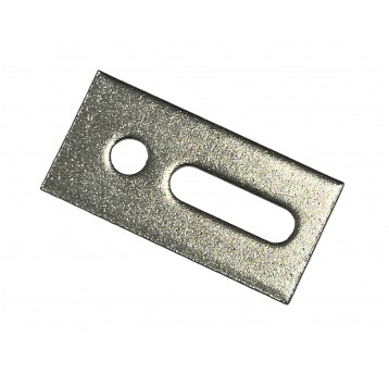 Adapter do śruby dwugwintowej ze stali nierdzewnej gr. 5 mm !!! 82x40x5