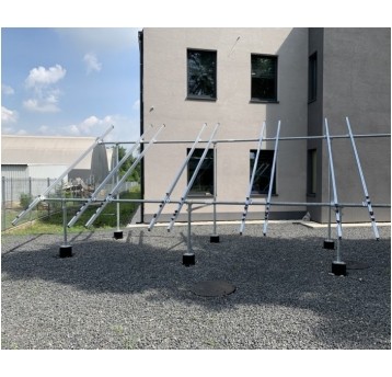 Konstrukcja gruntowa na 36 paneli fotowoltaicznych